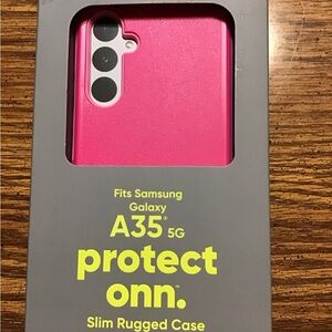NWT Protect Onn  Pink Slim Rugged Case for Samsung Galaxy A35 5G